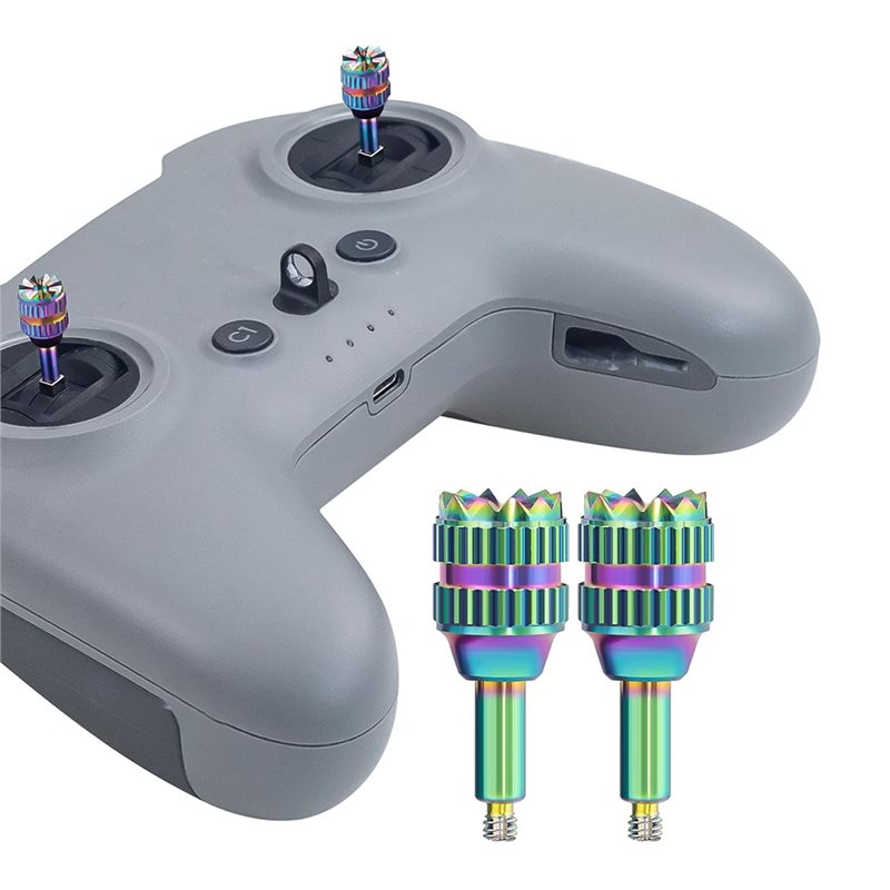 Drone Control Stick - Y44A จอยสติ๊กควบคุมโลหะสำหรับรีโมทคอนโทรล DJI FPV, จอยสติ๊กสำรองสำหรับโดรน, ชุด