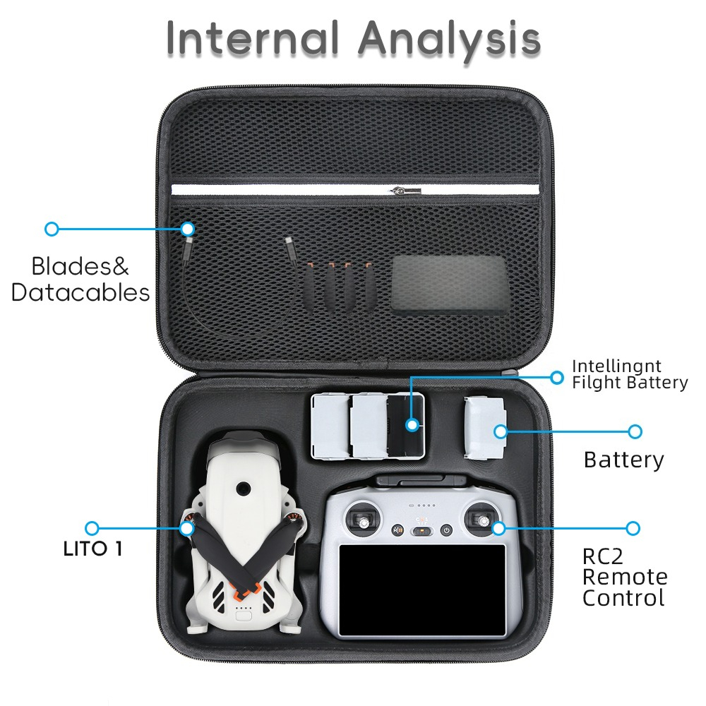 กระเป๋าพกพาสำหรับ DJI Lito 1/L - Drone Carrying Case บทวิจารณ์และราคา