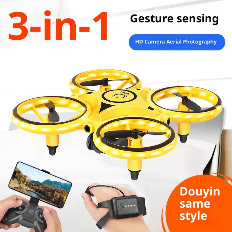 โดรนของเล่นควบคุมด้วยท่าทางไฟฟ - Drone Beacon Light บทวิจารณ์และราคา