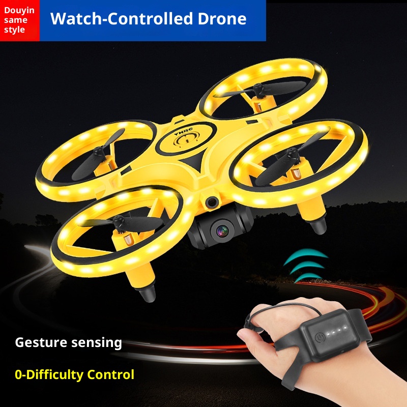 โดรนของเล่นควบคุมด้วยท่าทางไฟฟ - Drone Beacon Light บทวิจารณ์และราคา