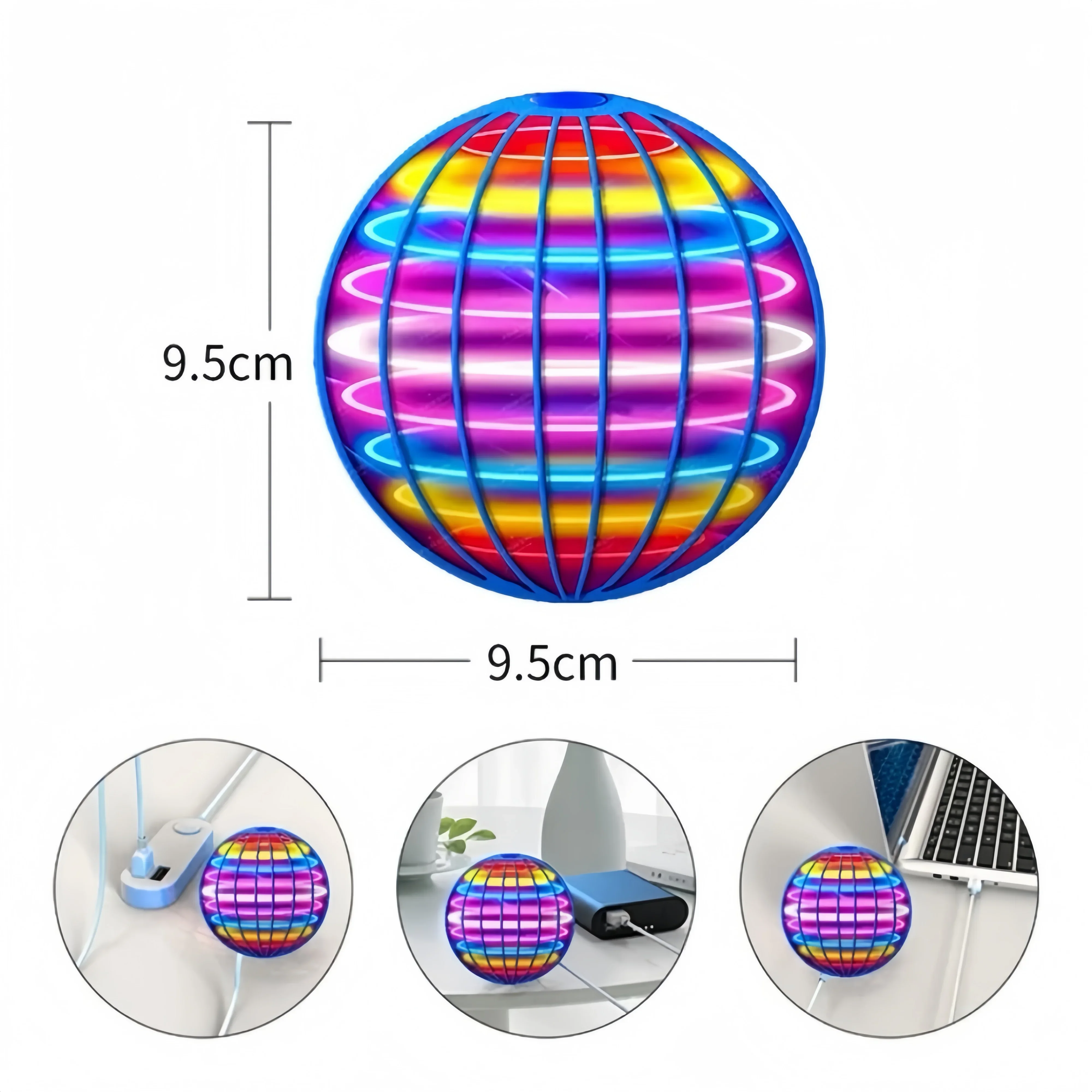 Flying Ball Boomerang Spinner  - Drone Beacon Light บทวิจารณ์และราคา